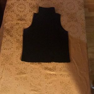 CR & ME sleeveless knit turtleneck